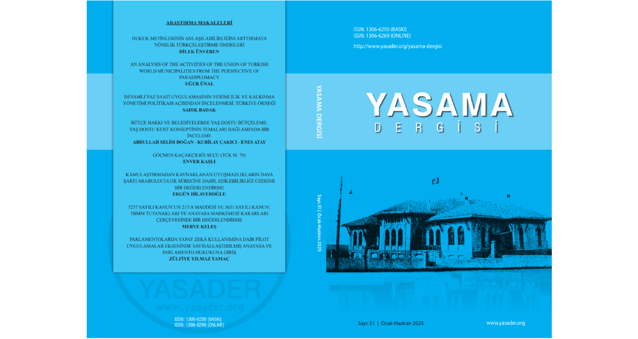 YASAMA DERGİSİ'NİN 51'İNCİ SAYISI ÇIKTI